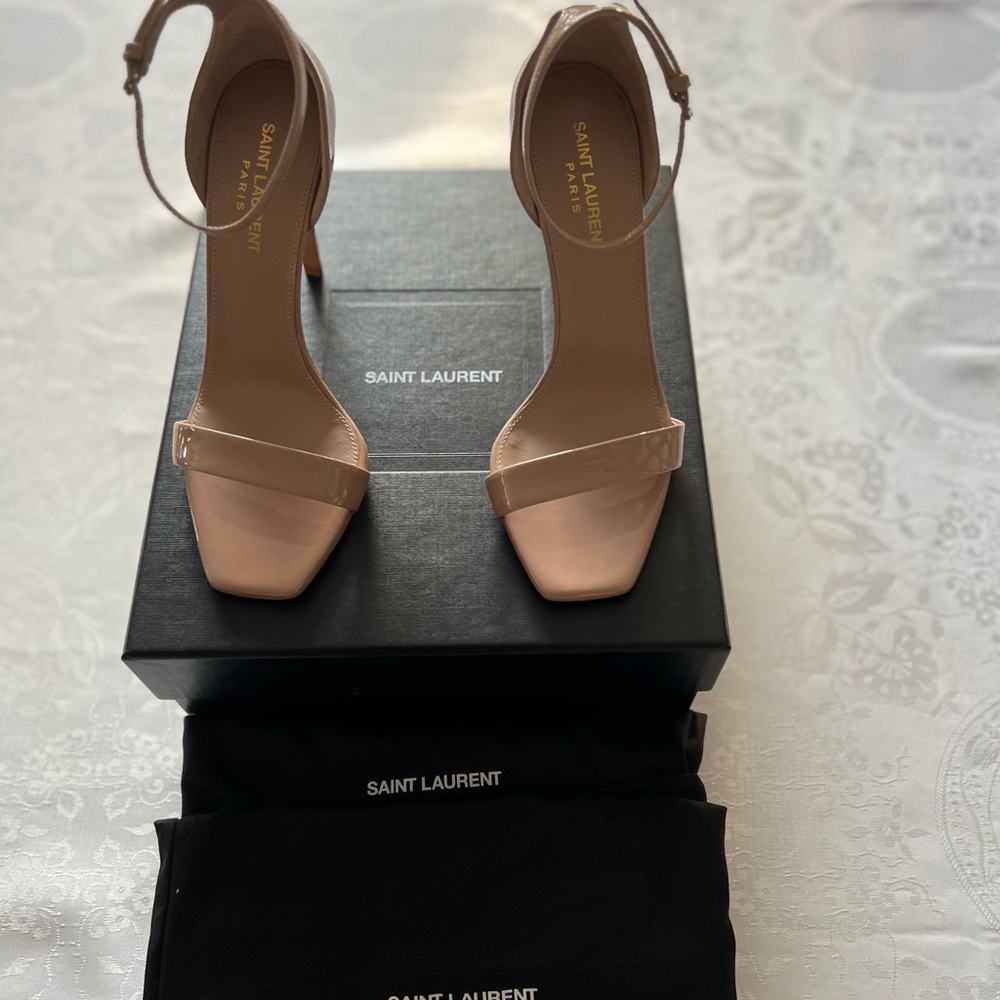 Saint Laurent Beige Women's Heels - Picture 3 of 16